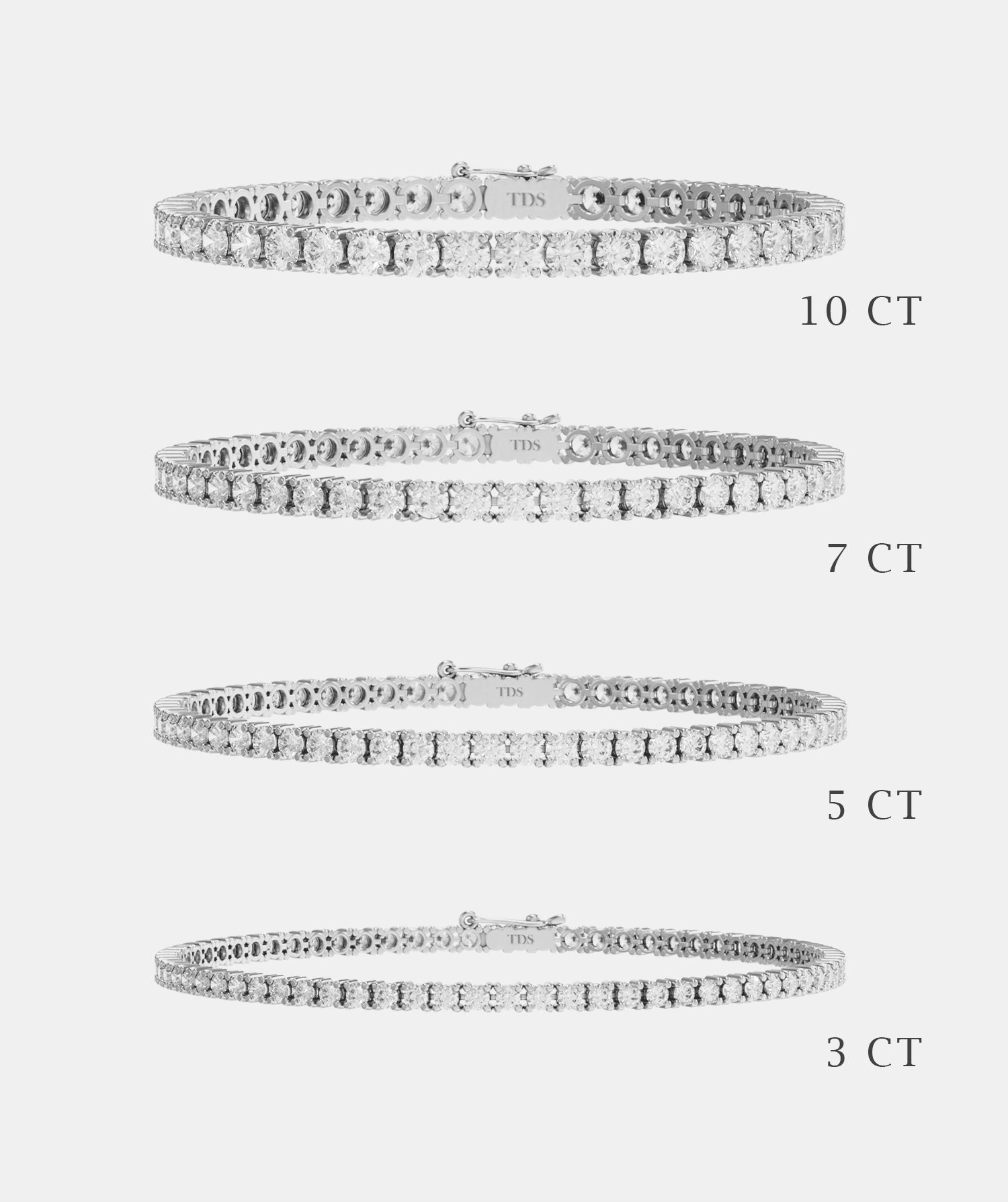 Classic Box Set Diamond Tennis Bracelet