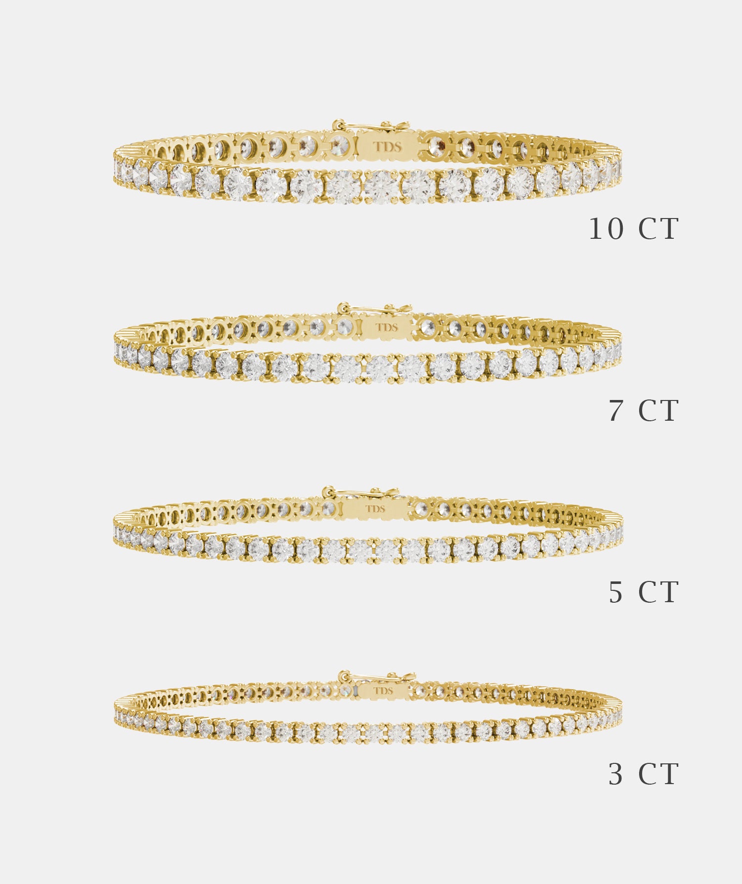 Classic Box Set Diamond Tennis Bracelet