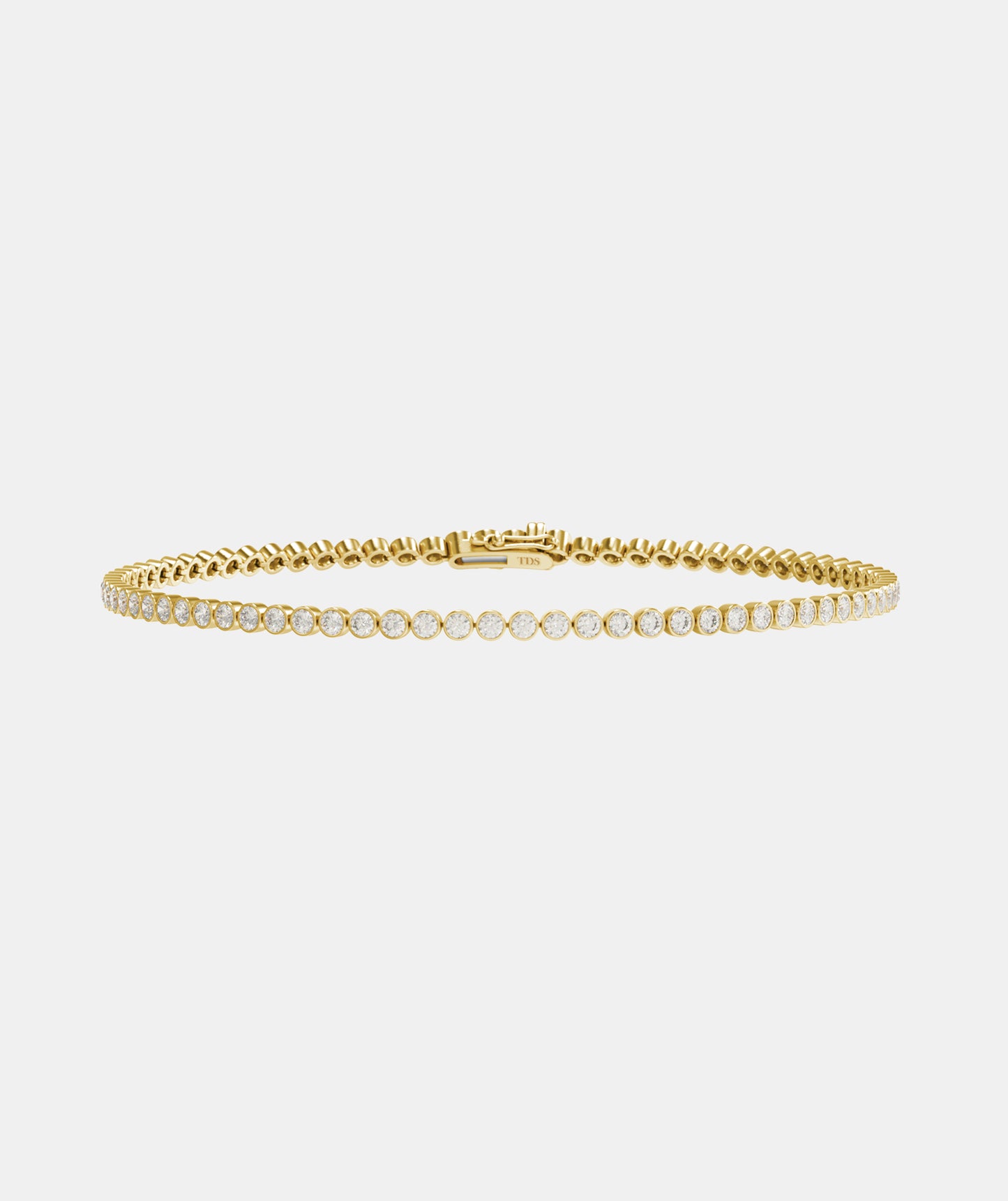 Classic Bezel Set Diamond Tennis Bracelet, Lab-Grown