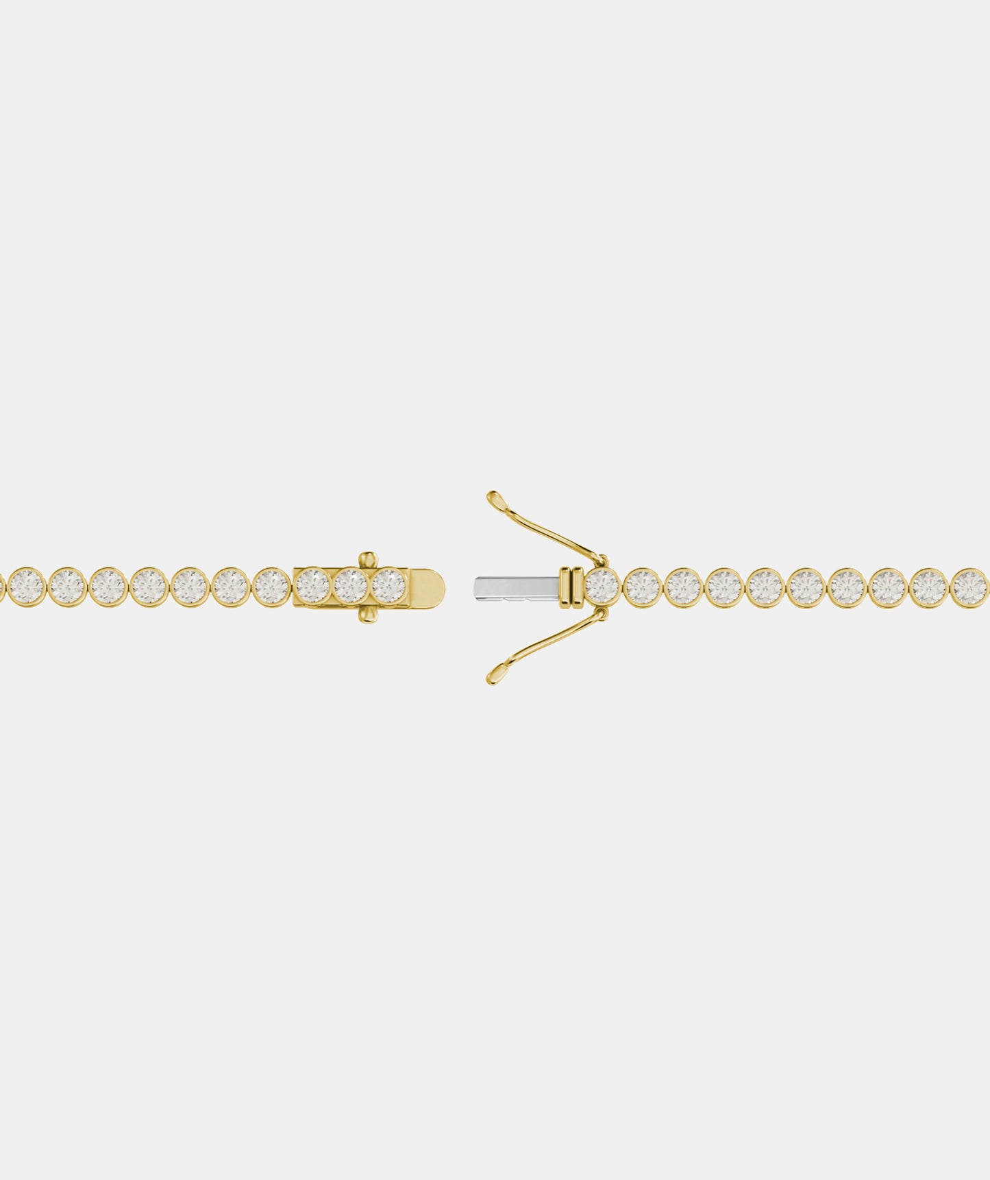 Classic Bezel Set Diamond Tennis Bracelet, Lab-Grown