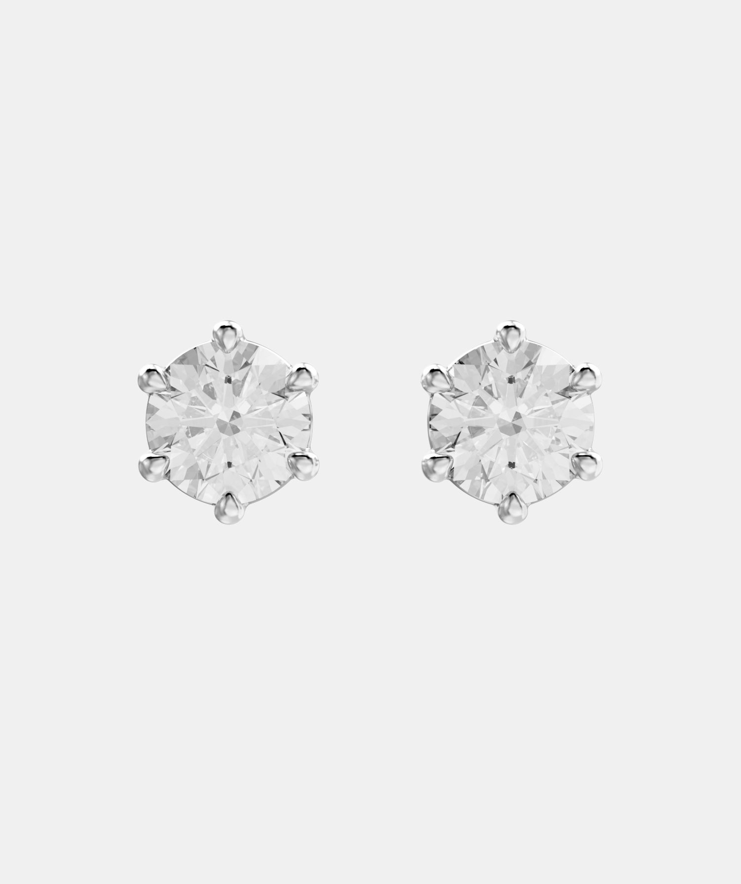 Classic 6 Claw Diamond Studs