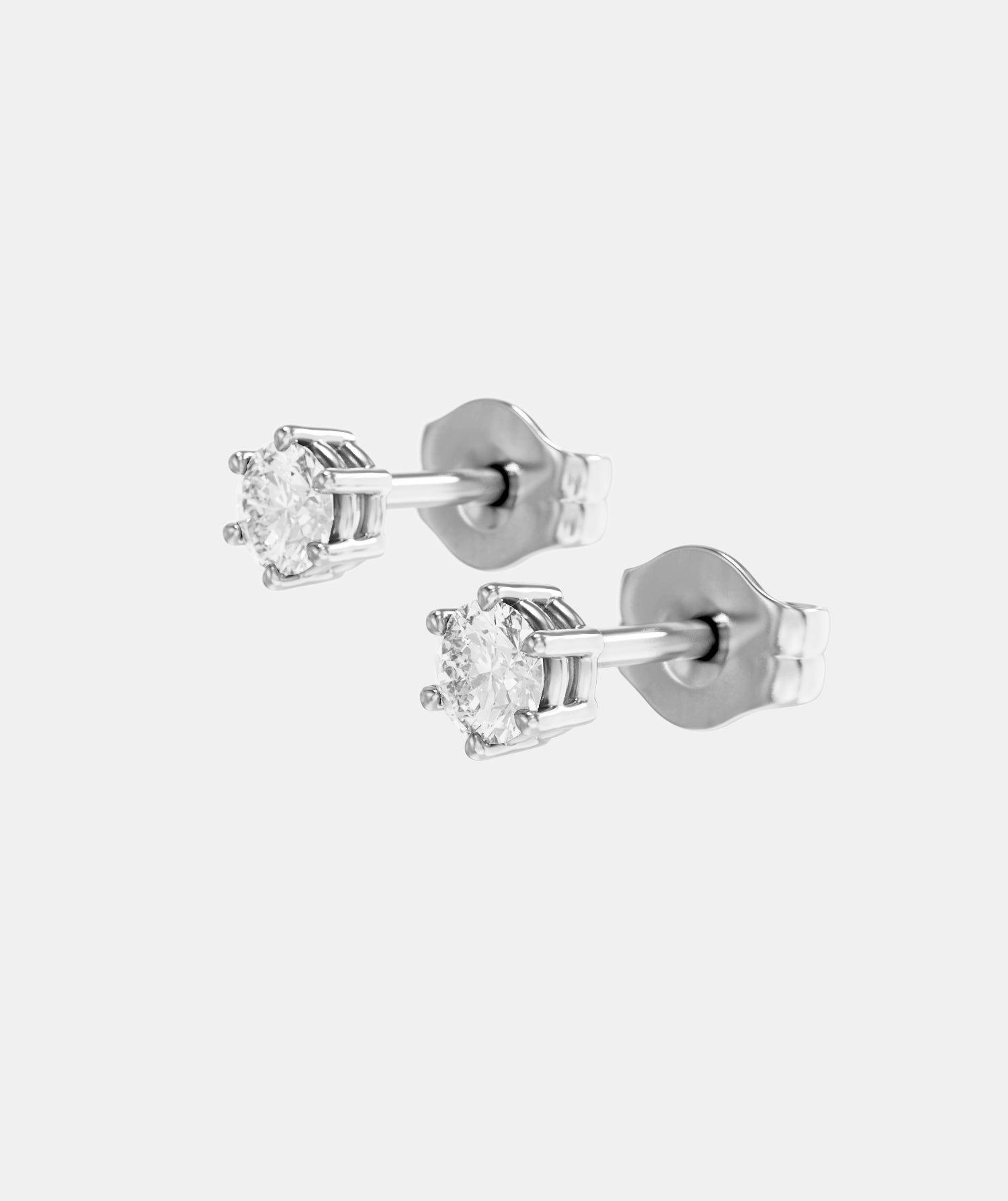 Classic 6 Claw Diamond Studs