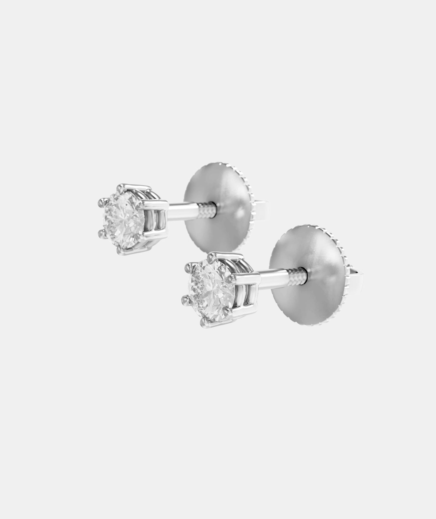 Classic 6 Claw Diamond Studs