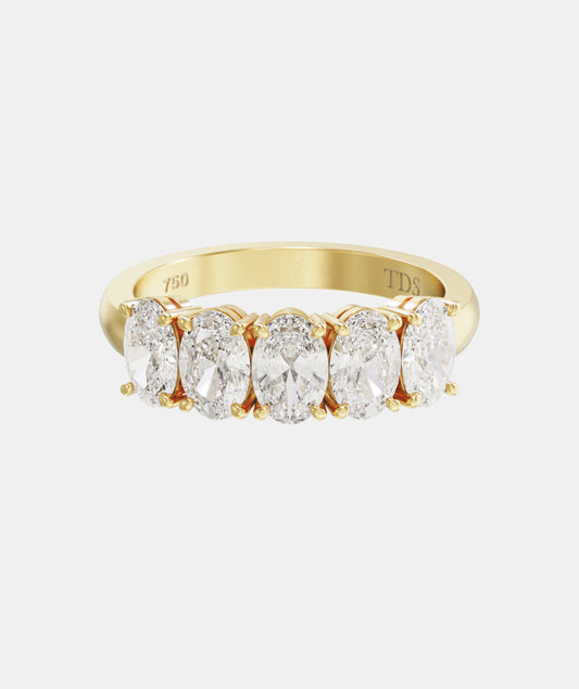 Classic Five Stone Diamond Ring