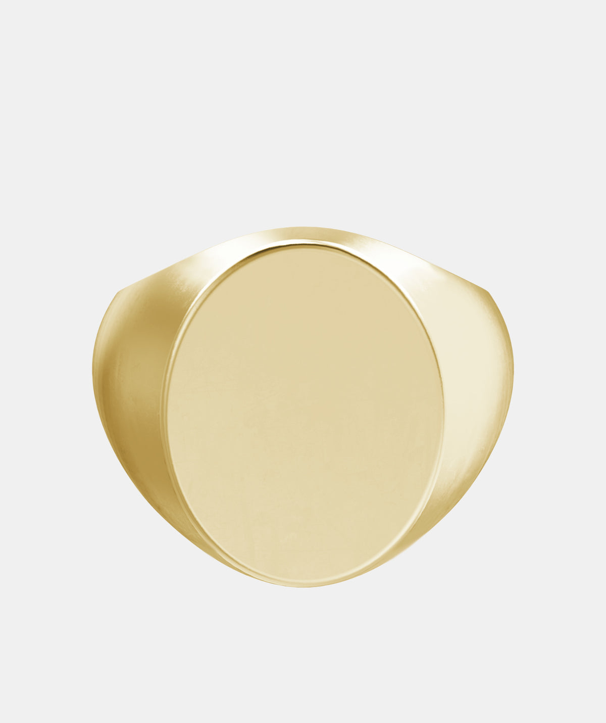 Men's Classic Oval Signet Ring