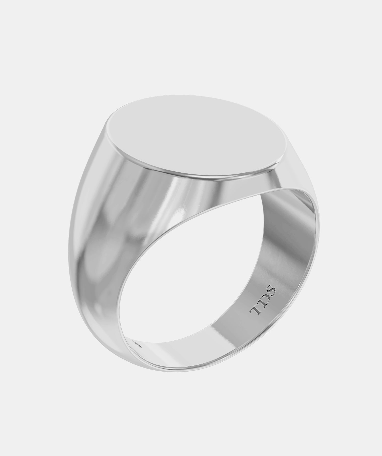 Men's Classic Oval Signet Ring