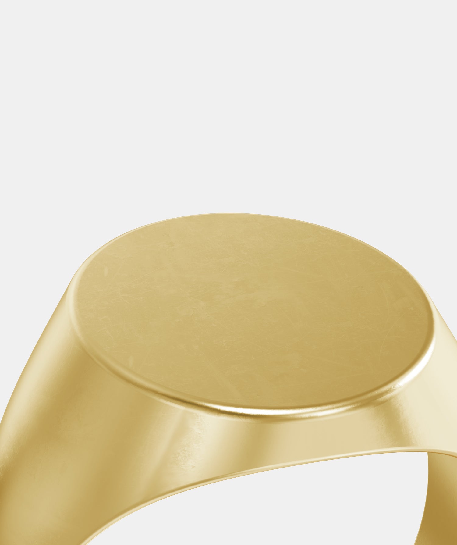 Men's Classic Oval Signet Ring