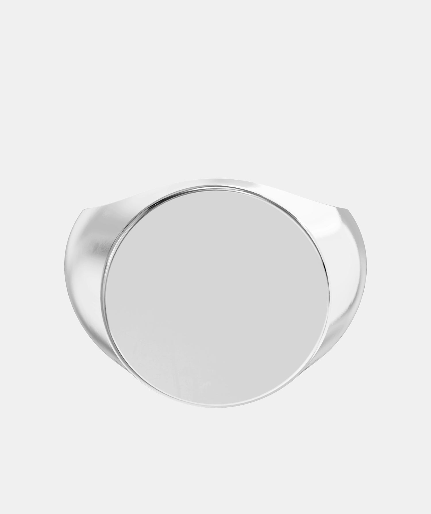 Men's Classic Round Signet Ring
