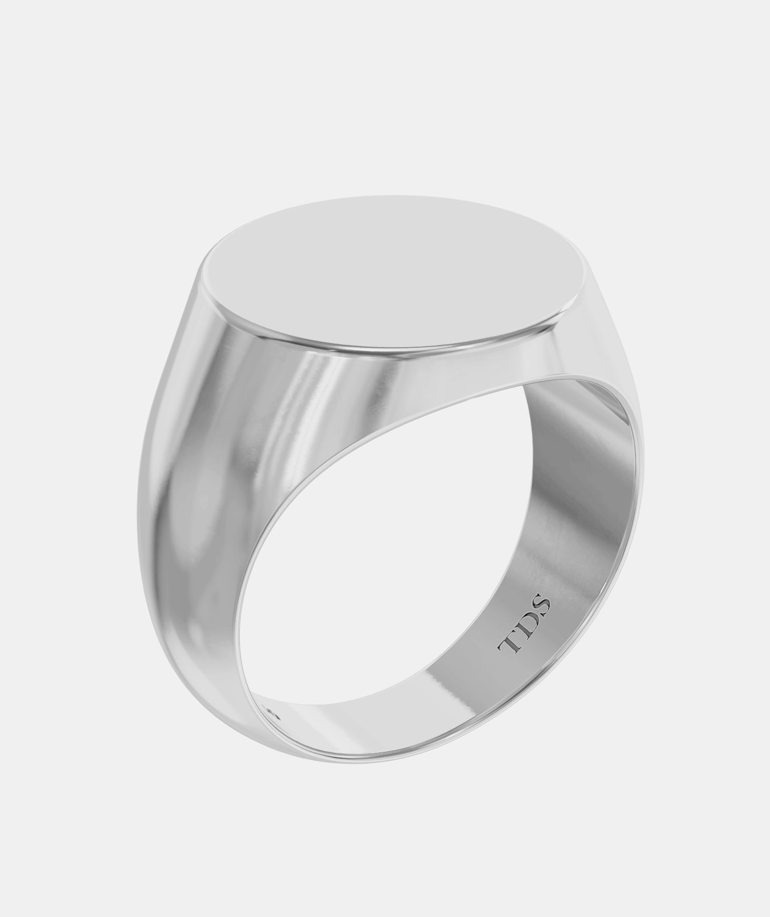 Men's Classic Round Signet Ring