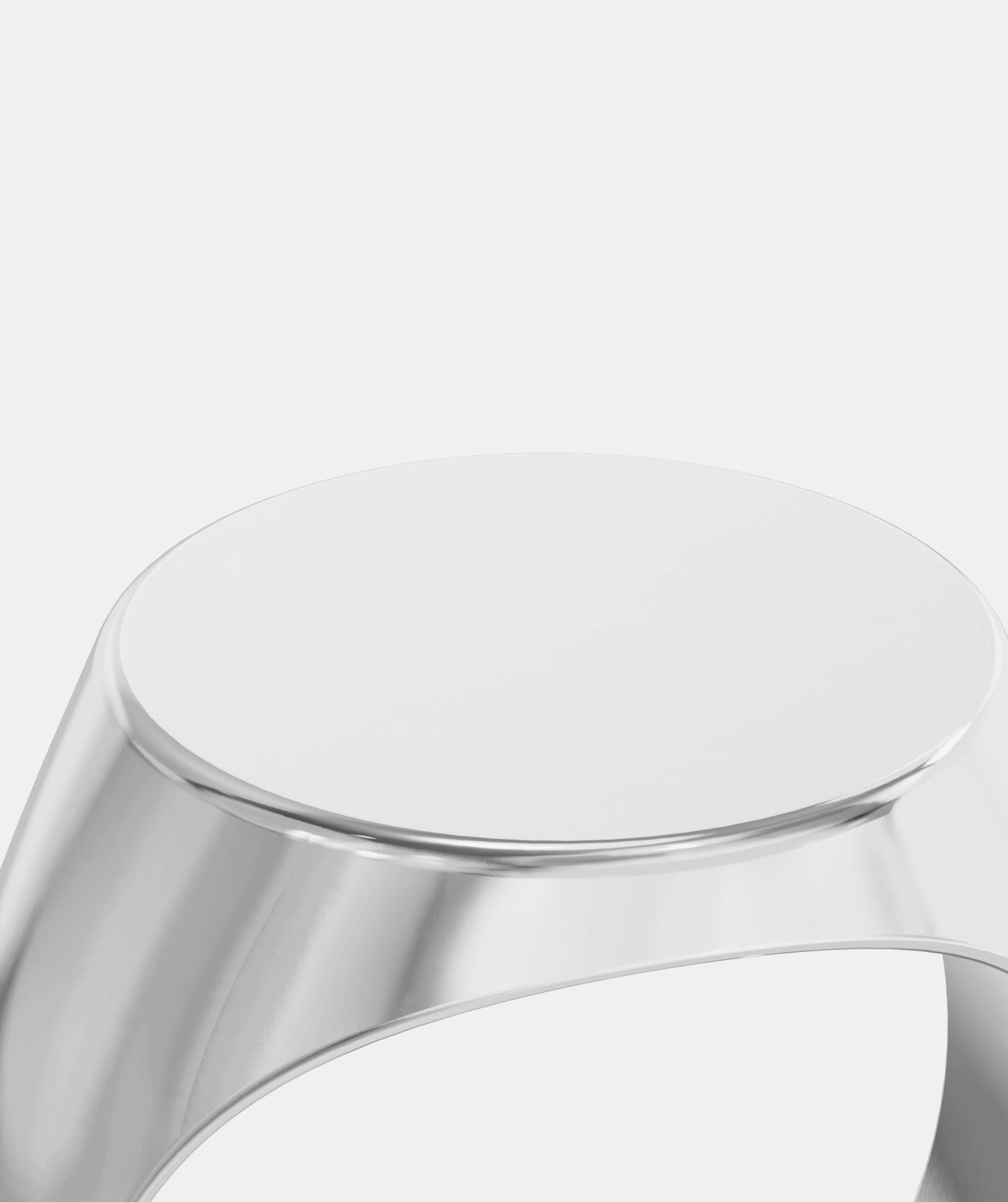 Men's Classic Round Signet Ring