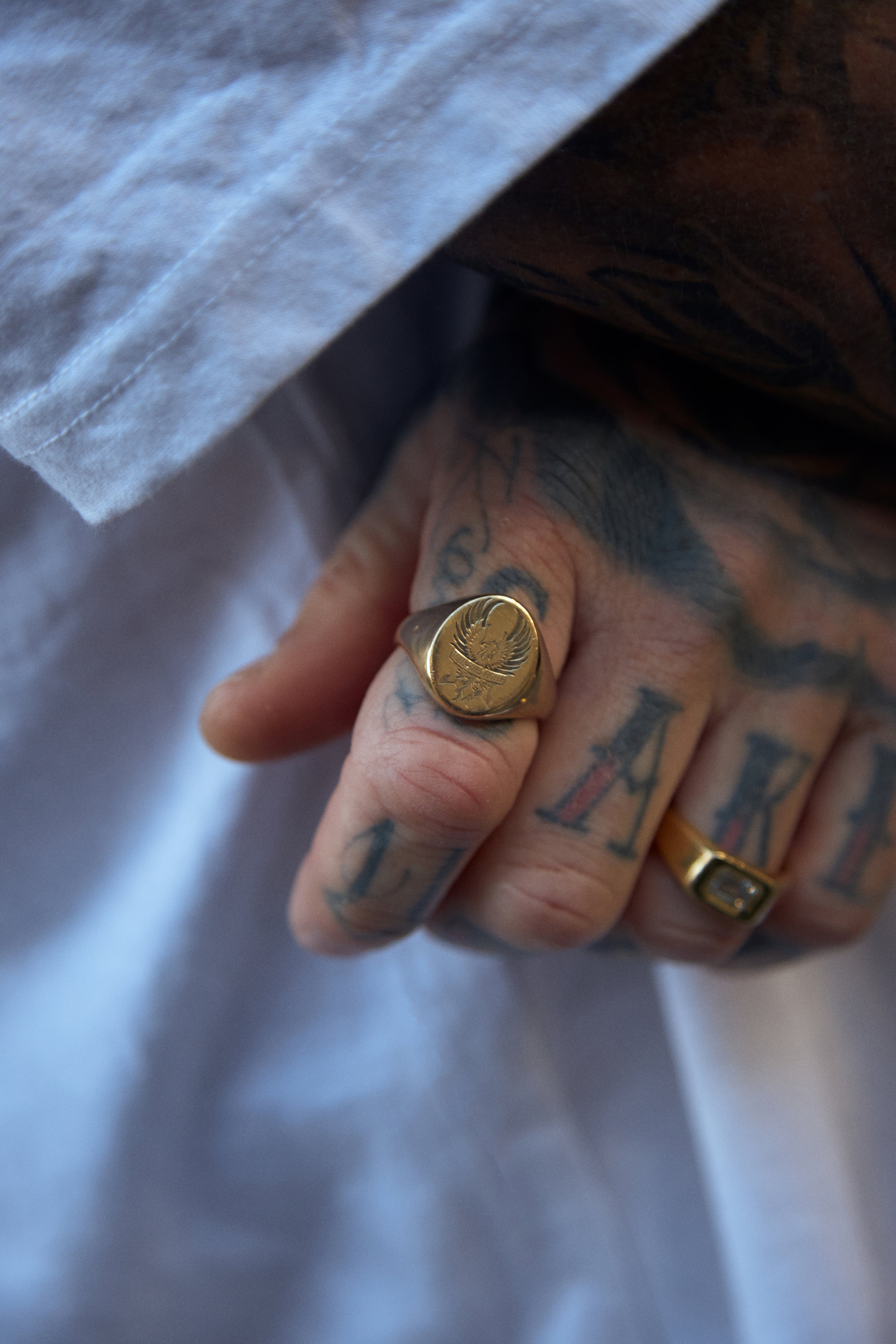Men's Classic Oval Signet Ring
