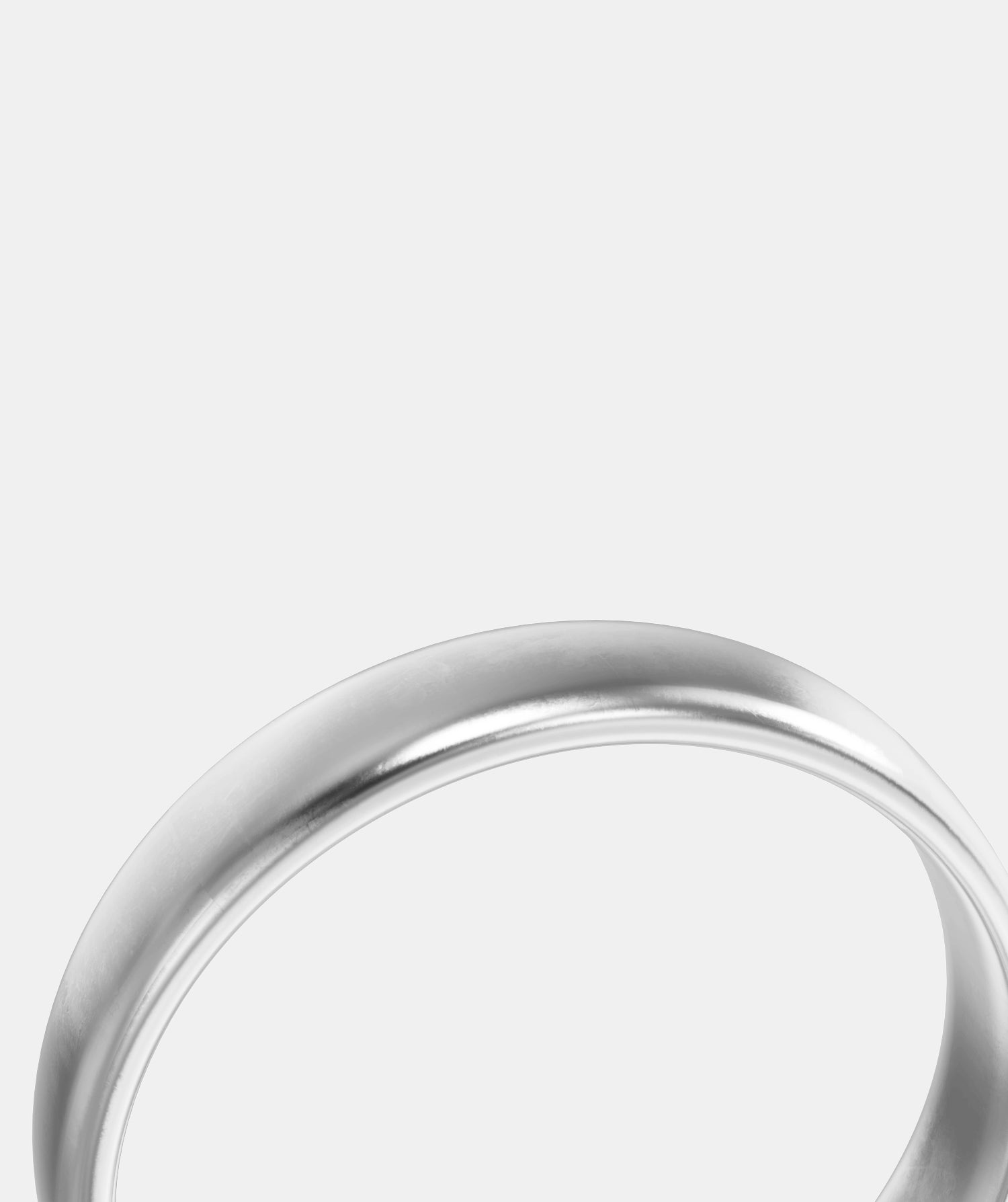 Classic Plain TDS3 Quarter Rounded Wedding Band