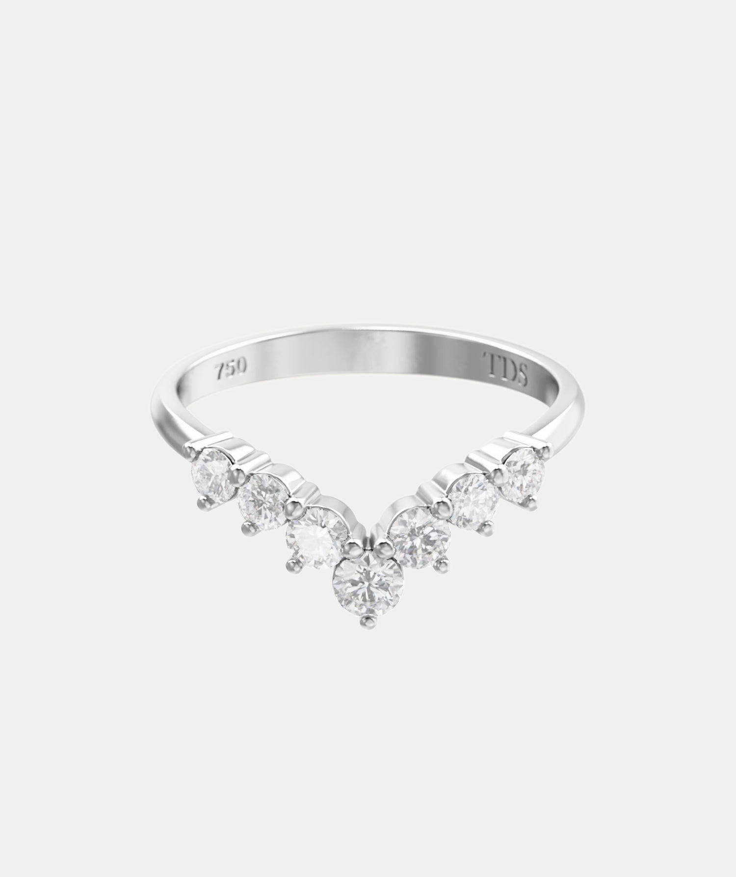 Trish Peng Chevron Diamond Band