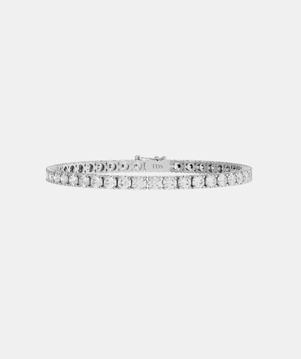 Classic Box Set Natural Diamond Tennis Bracelet