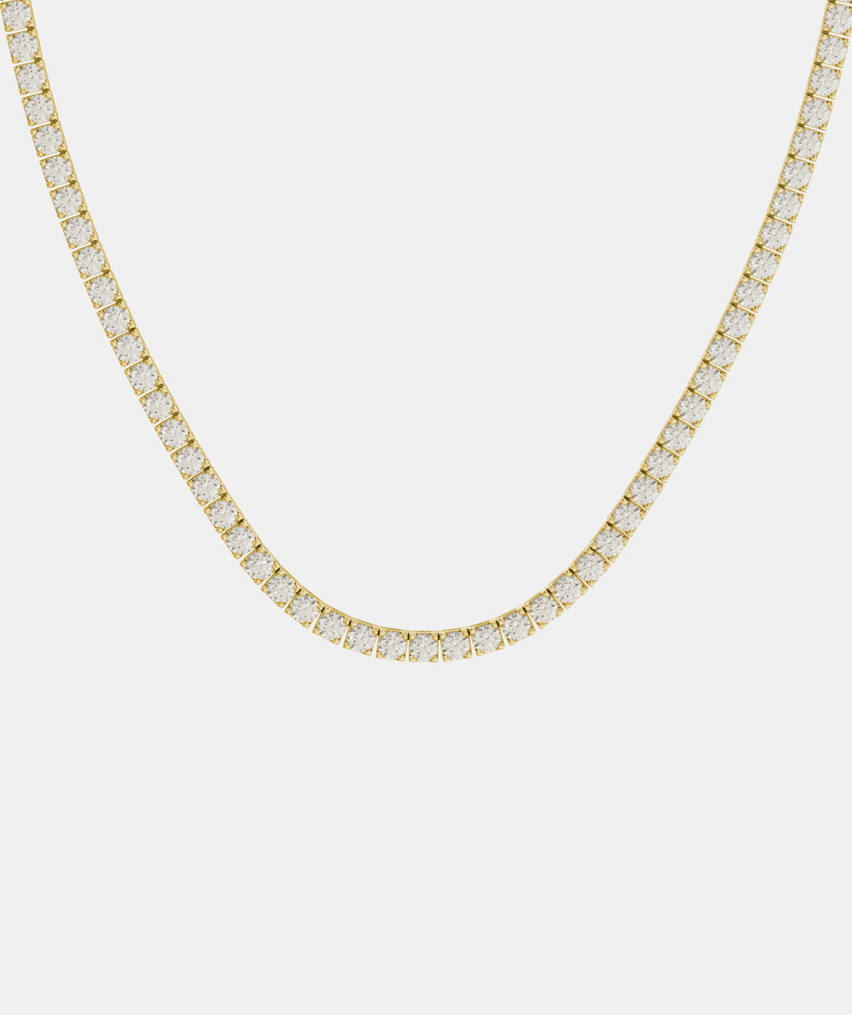Classic Box Set Diamond Tennis Necklace