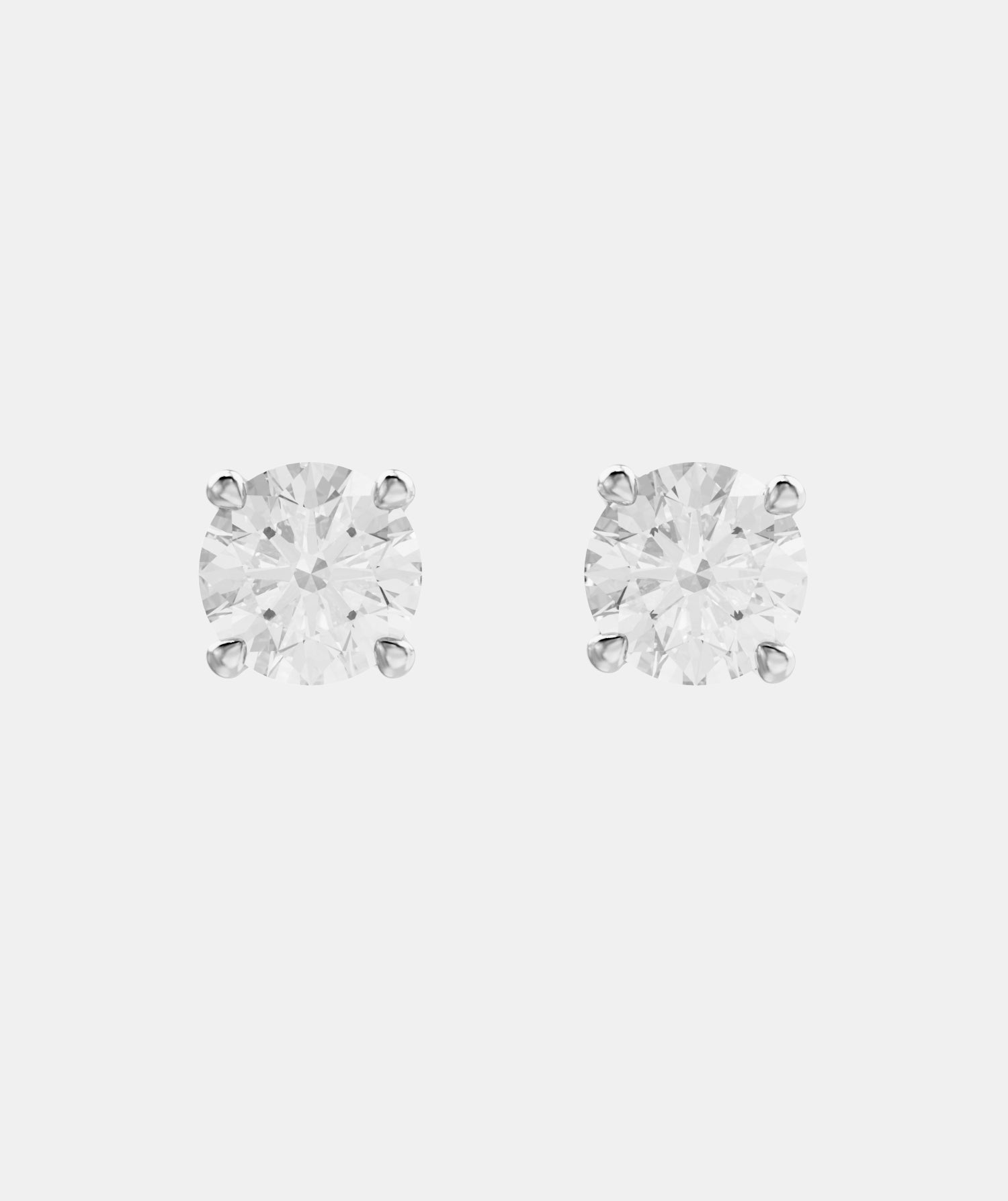 Classic 4 Claw Natural Diamond Studs