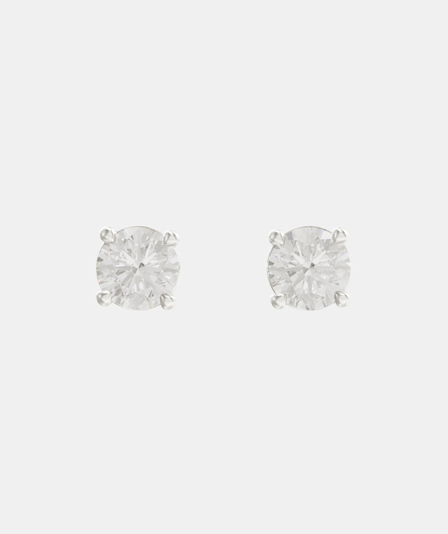 Classic 4 Claw Natural Diamond Studs