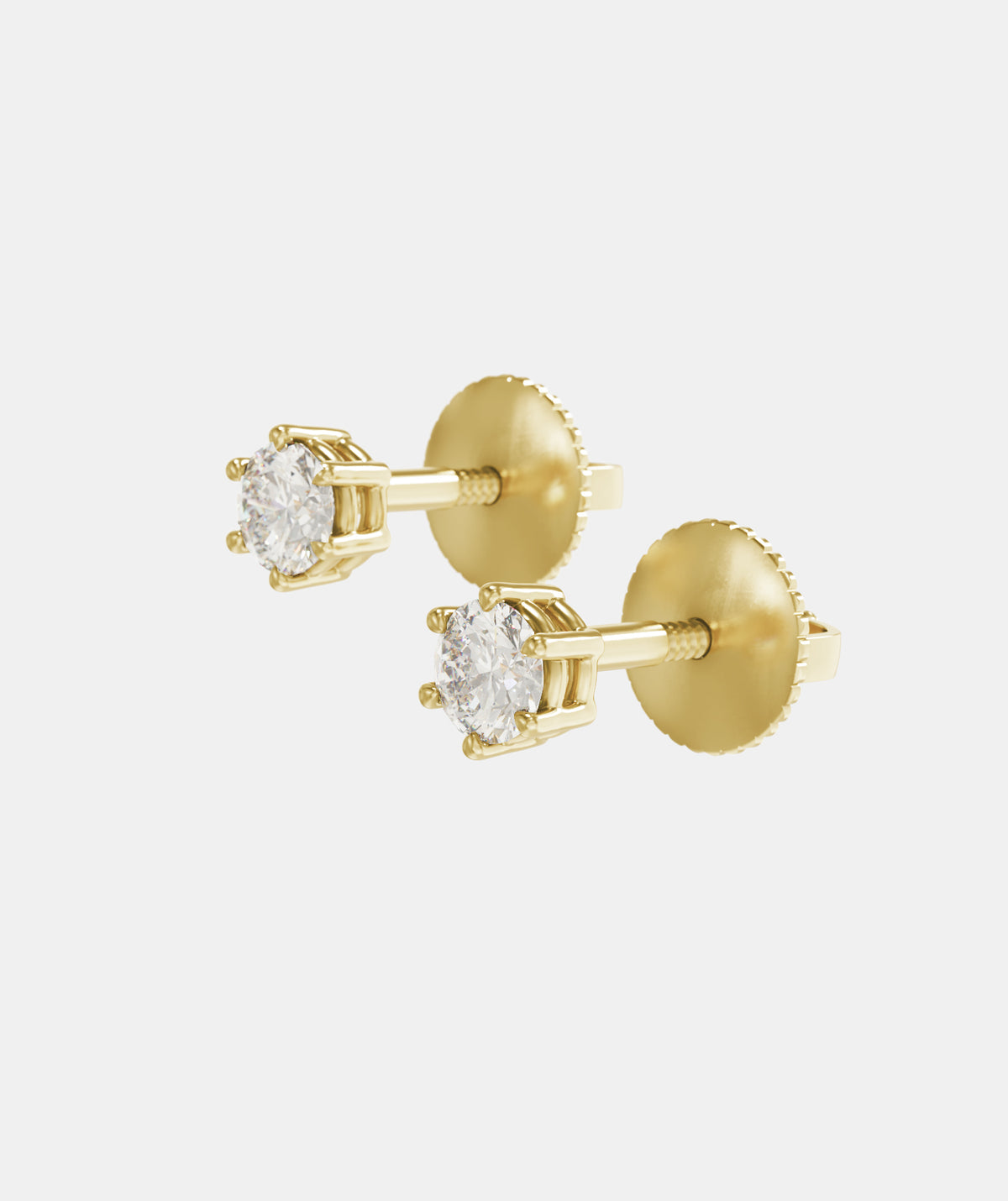 Classic 6 Claw Diamond Studs