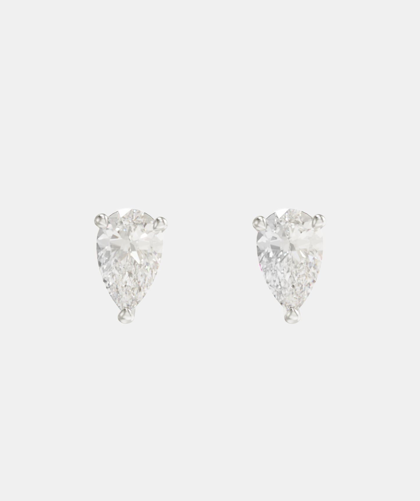 Classic Fancy Mini Diamond Studs, Claw Set