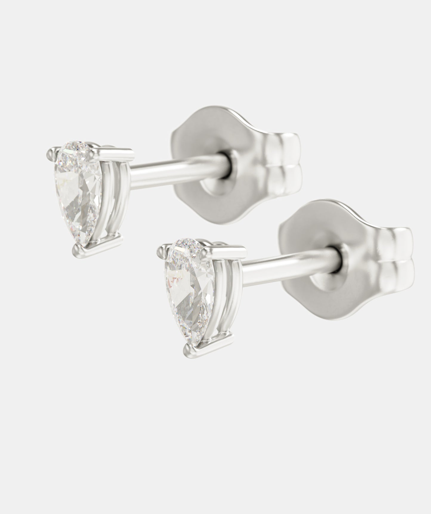 Classic Fancy Mini Diamond Studs, Claw Set