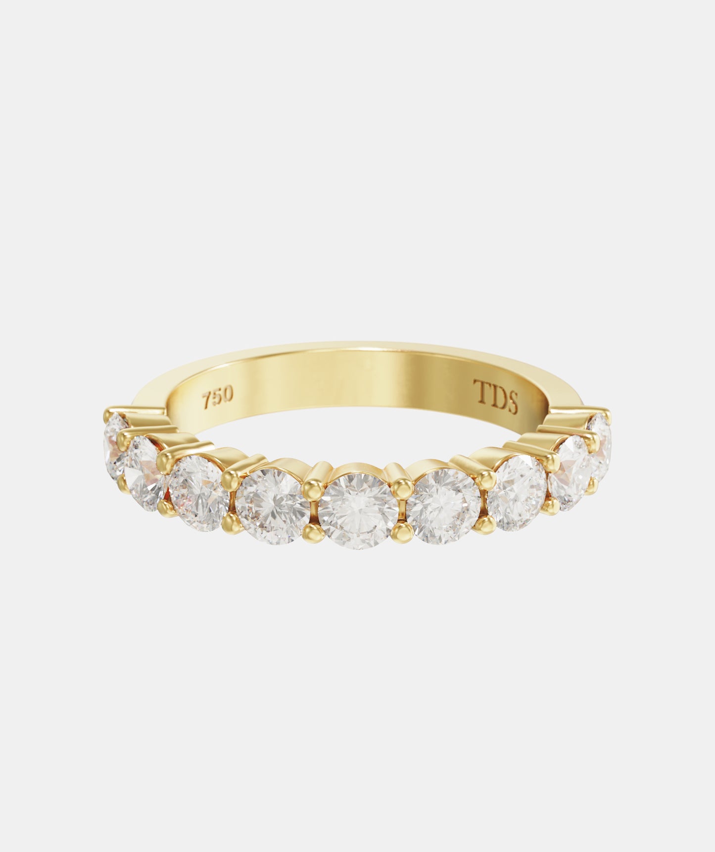 Classic Scalloped Diamond Band