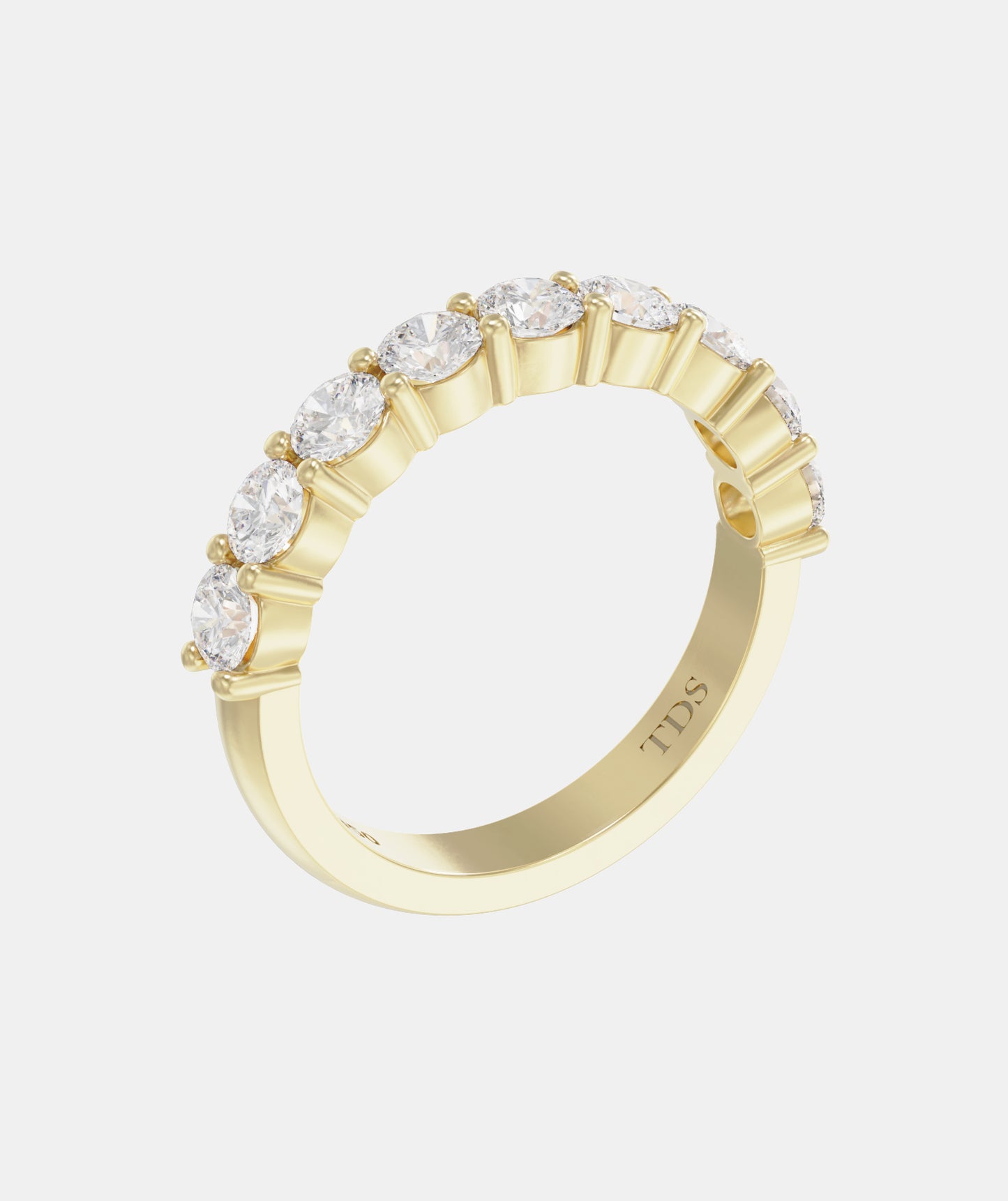 Classic Scalloped Diamond Band