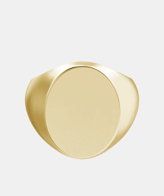 Men's Classic Oval Signet Ring