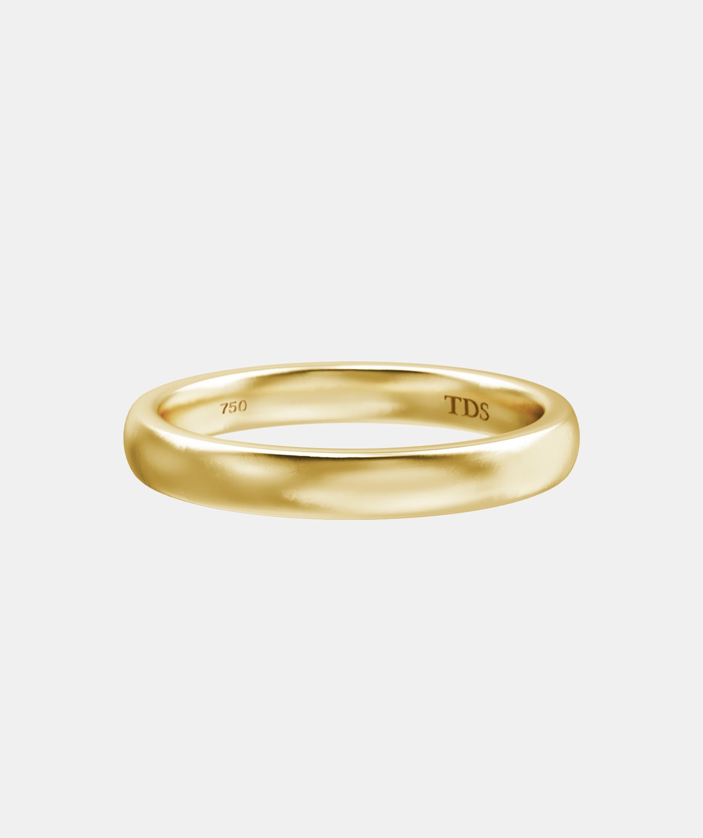 Classic Plain Comfort Curve Wedding Band - Deluxe Weight (TDS1)