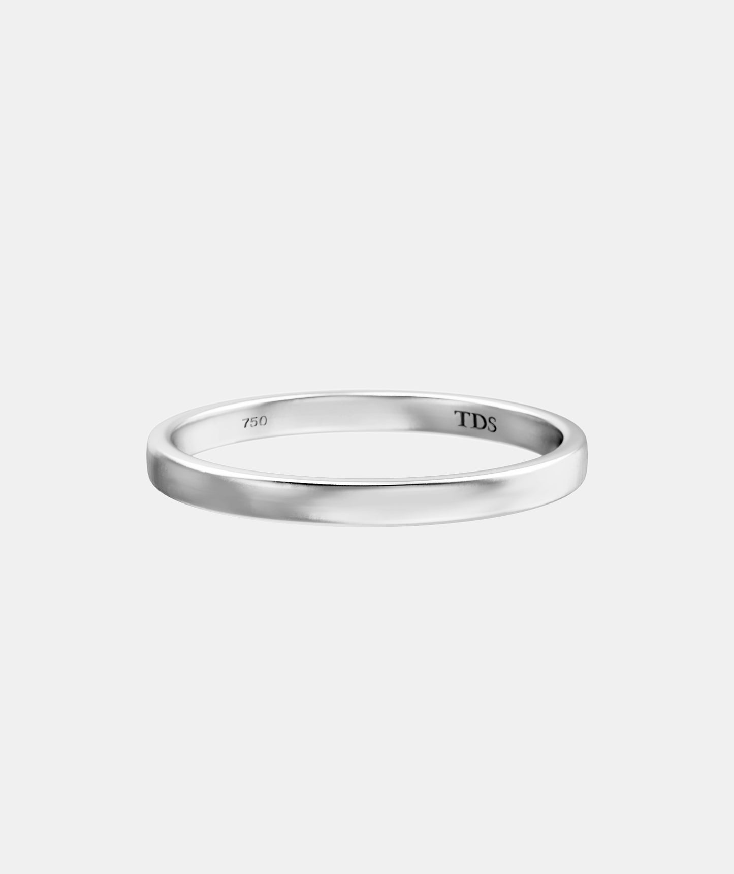 Classic Plain Deep Quarter Round Wedding Band - Deluxe Weight (TDS4)