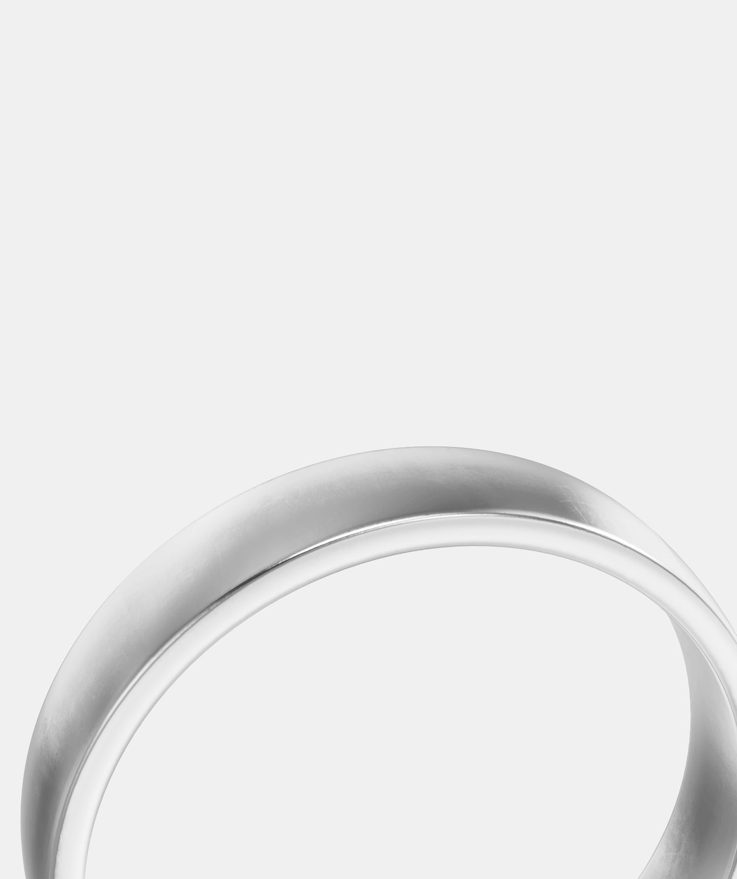 Classic Plain Deep Quarter Round Wedding Band - Deluxe Weight (TDS4)
