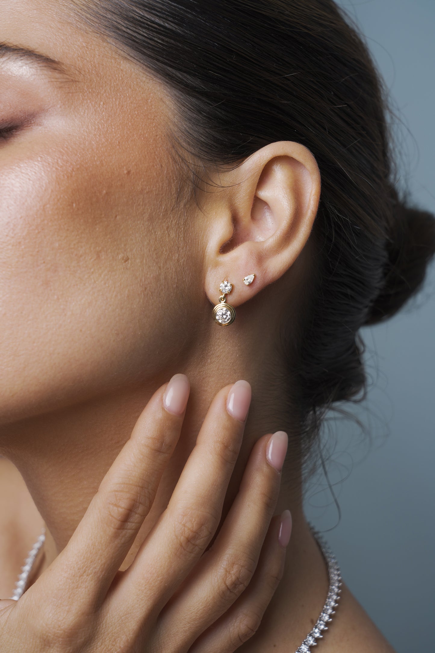 Sienna Drop Earrings,  Lab-Grown