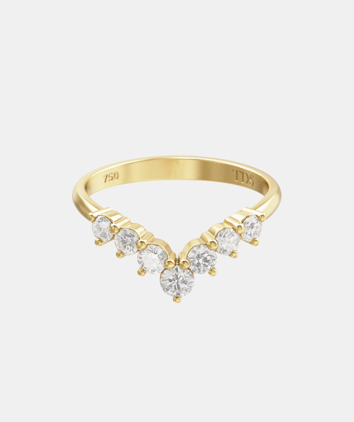 Trish Peng Chevron Diamond Band